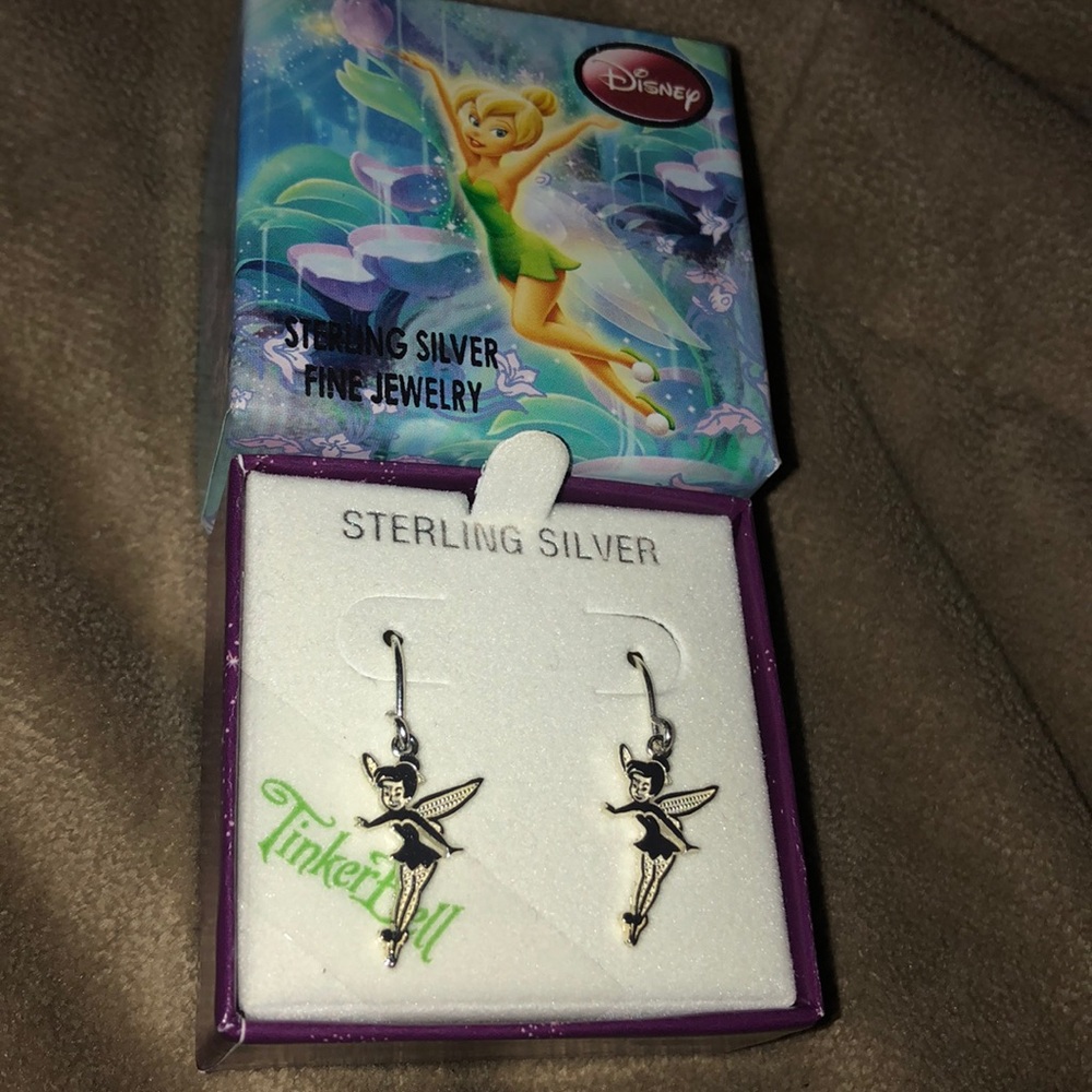 A pair of tinker bell earrings